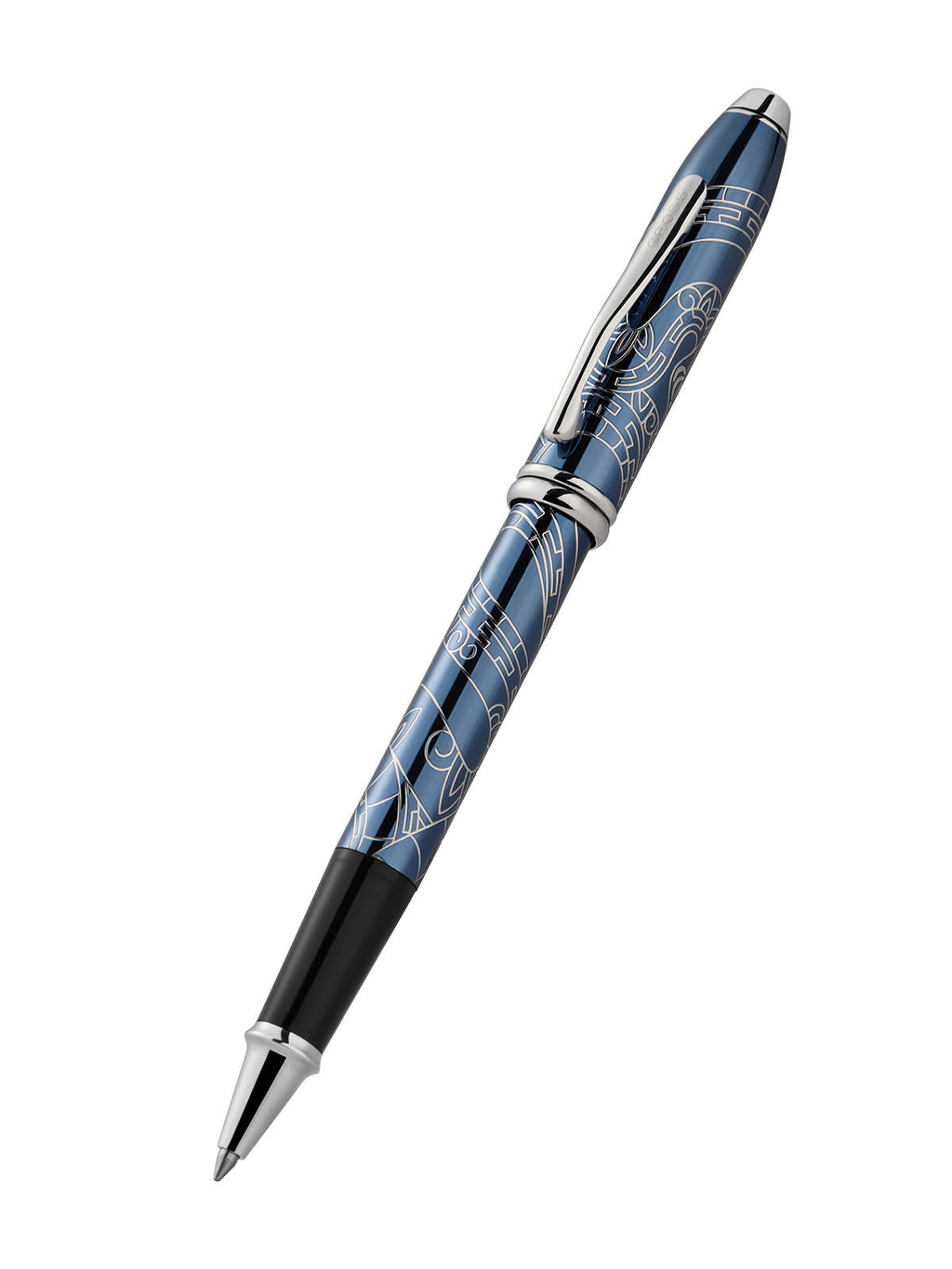 Townsend® Zodiac Year of the Snake Blue Lacquer Rollerball Pen