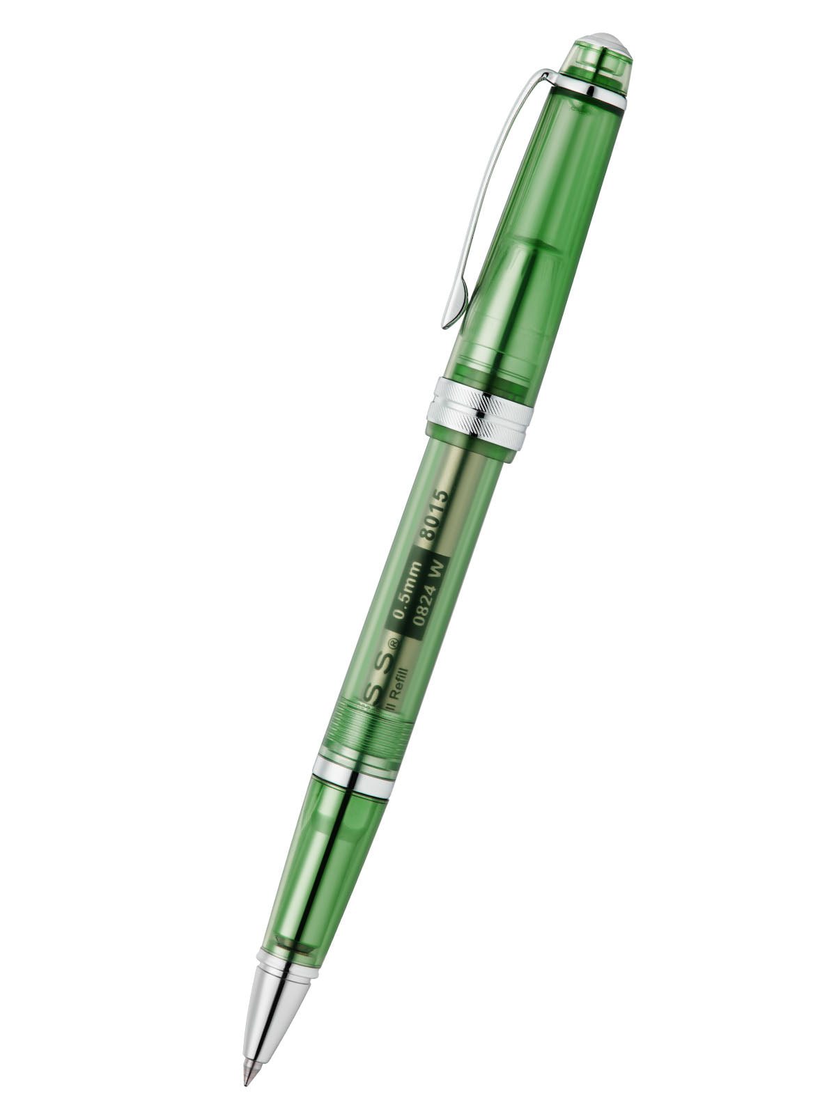 Bailey Light™ Translucent Green Resin Rollerball Pen