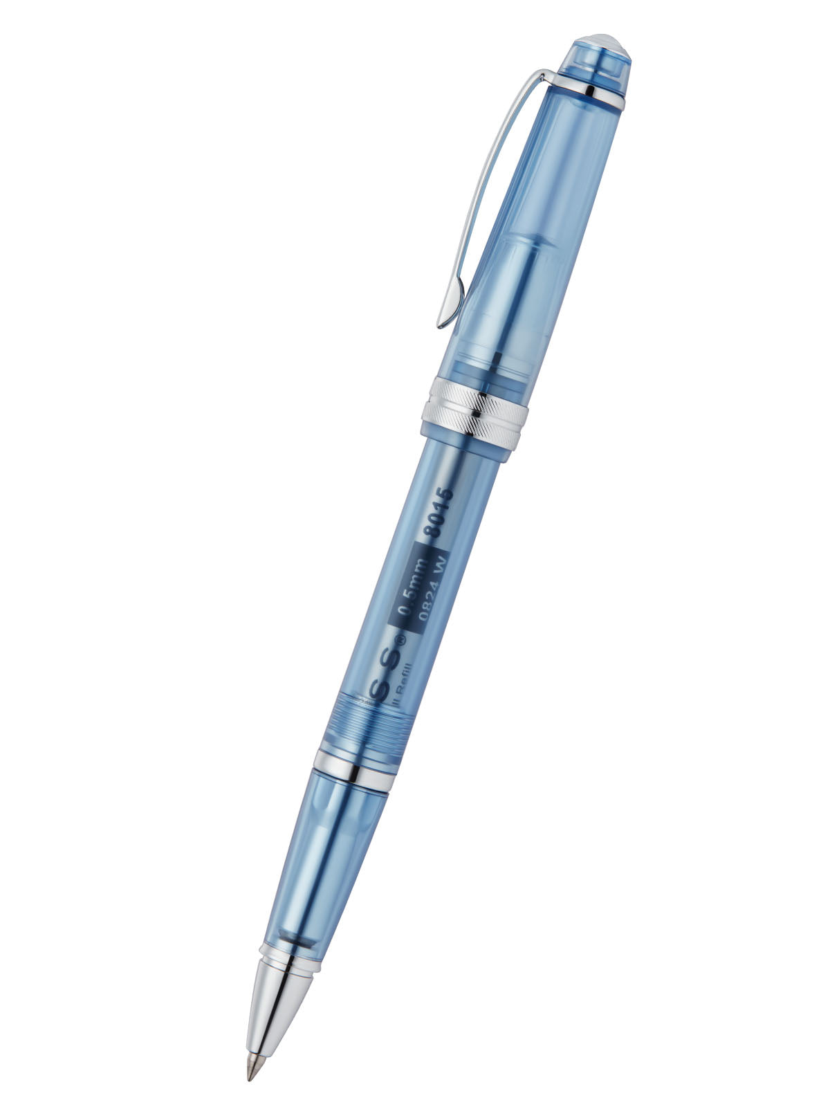 Bailey Light™ Translucent Navy-Blue Resin Rollerball Pen