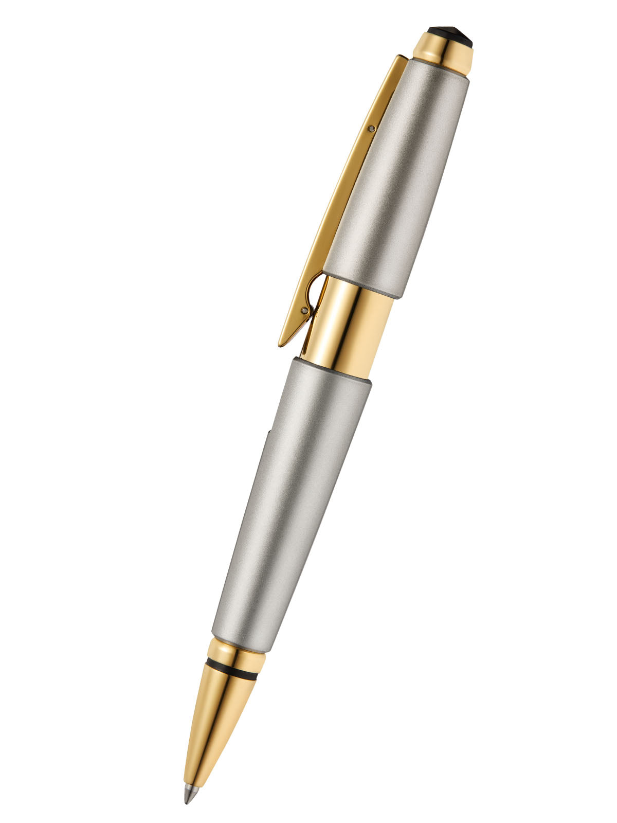 Edge™ Sonic Titanium Lacquer with Gold PVD Appointments Selectip® Rollerball Pen