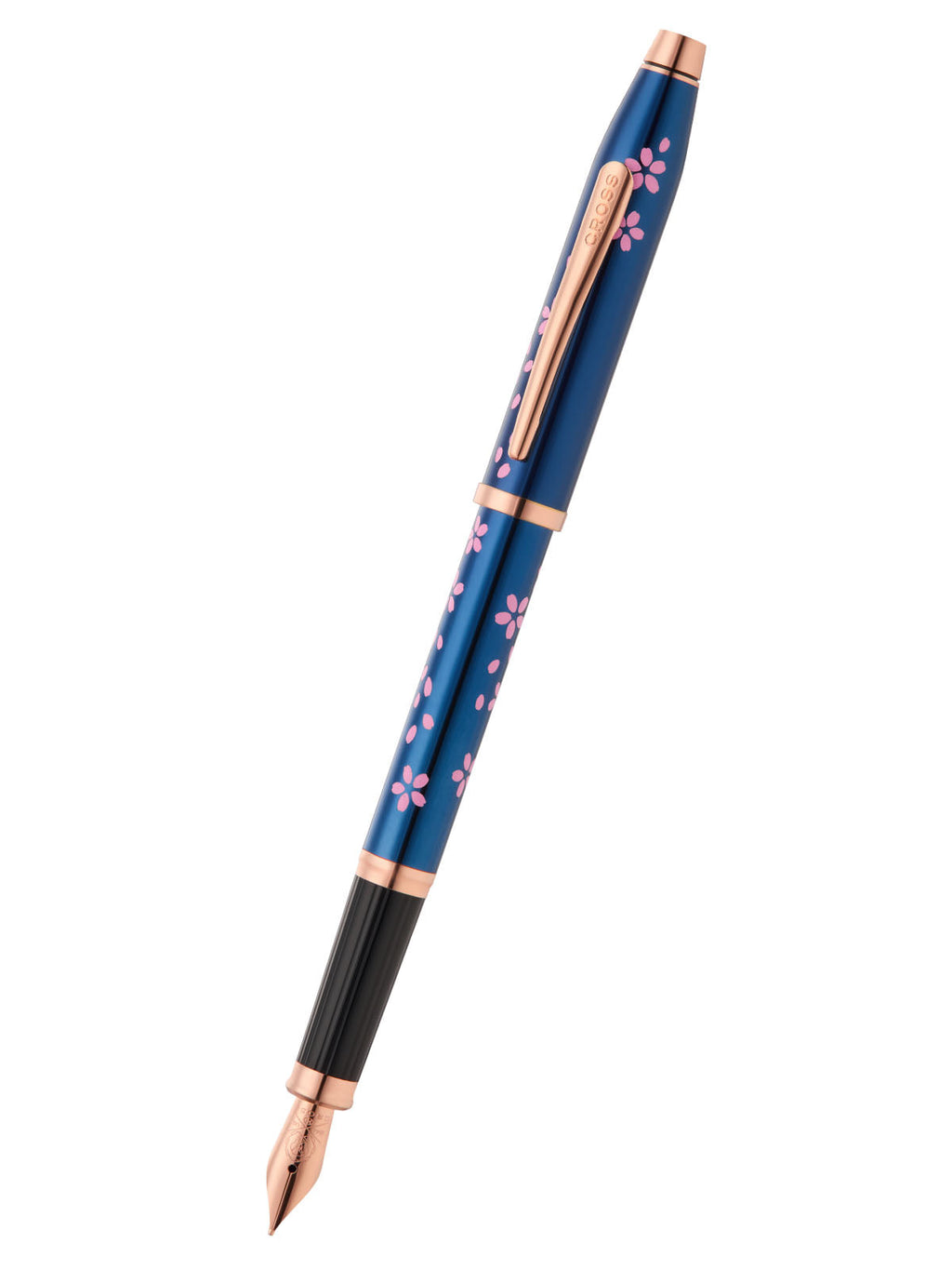 Century® II Cherry Blossom Translucent Blue Lacquer Medium Nib Fountain Pen