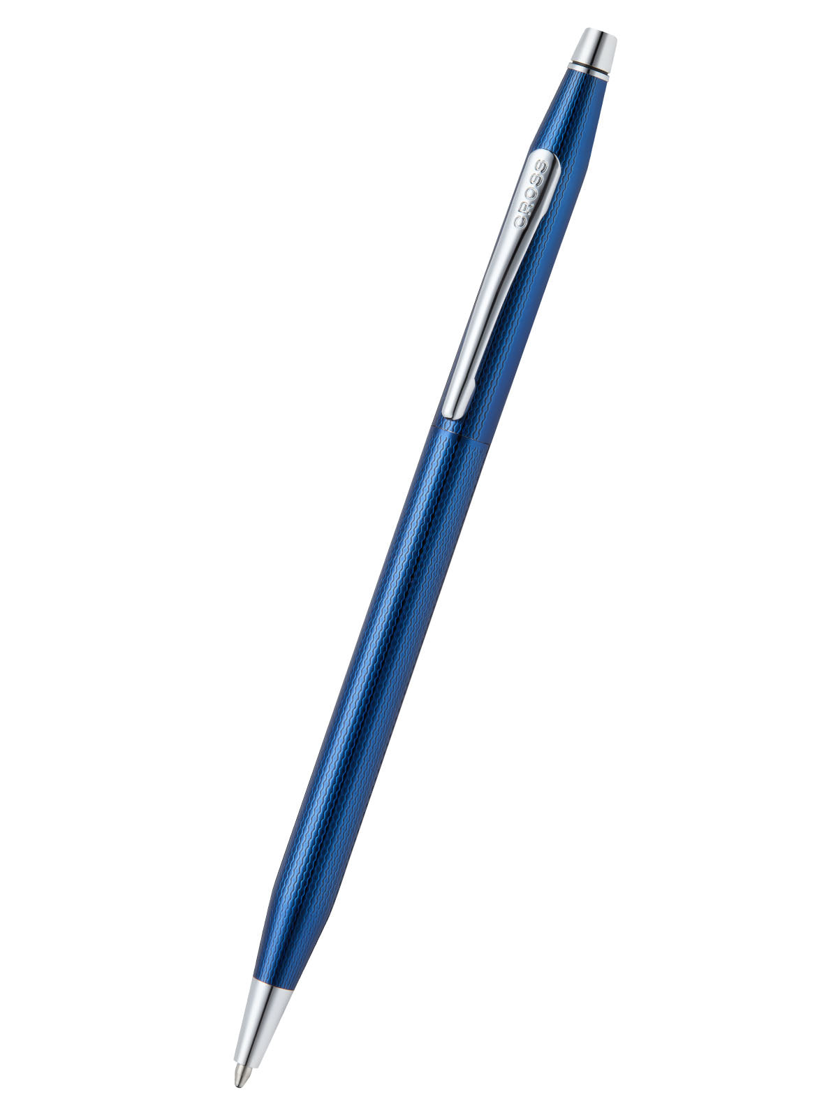 Classic Century® Translucent Cobalt Blue Engraved Diamond Pattern Ballpoint Pen
