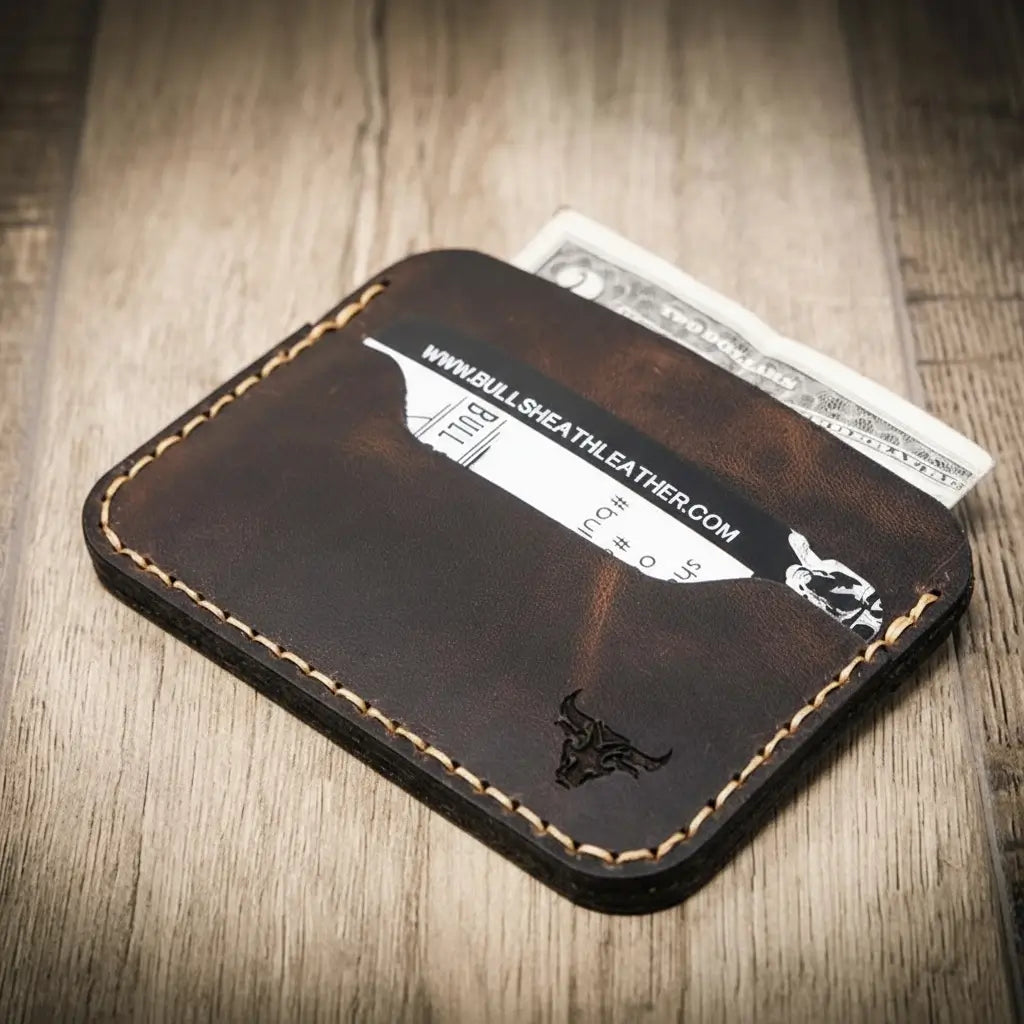 Pflugerville Card Wallet - Walnut Brown
