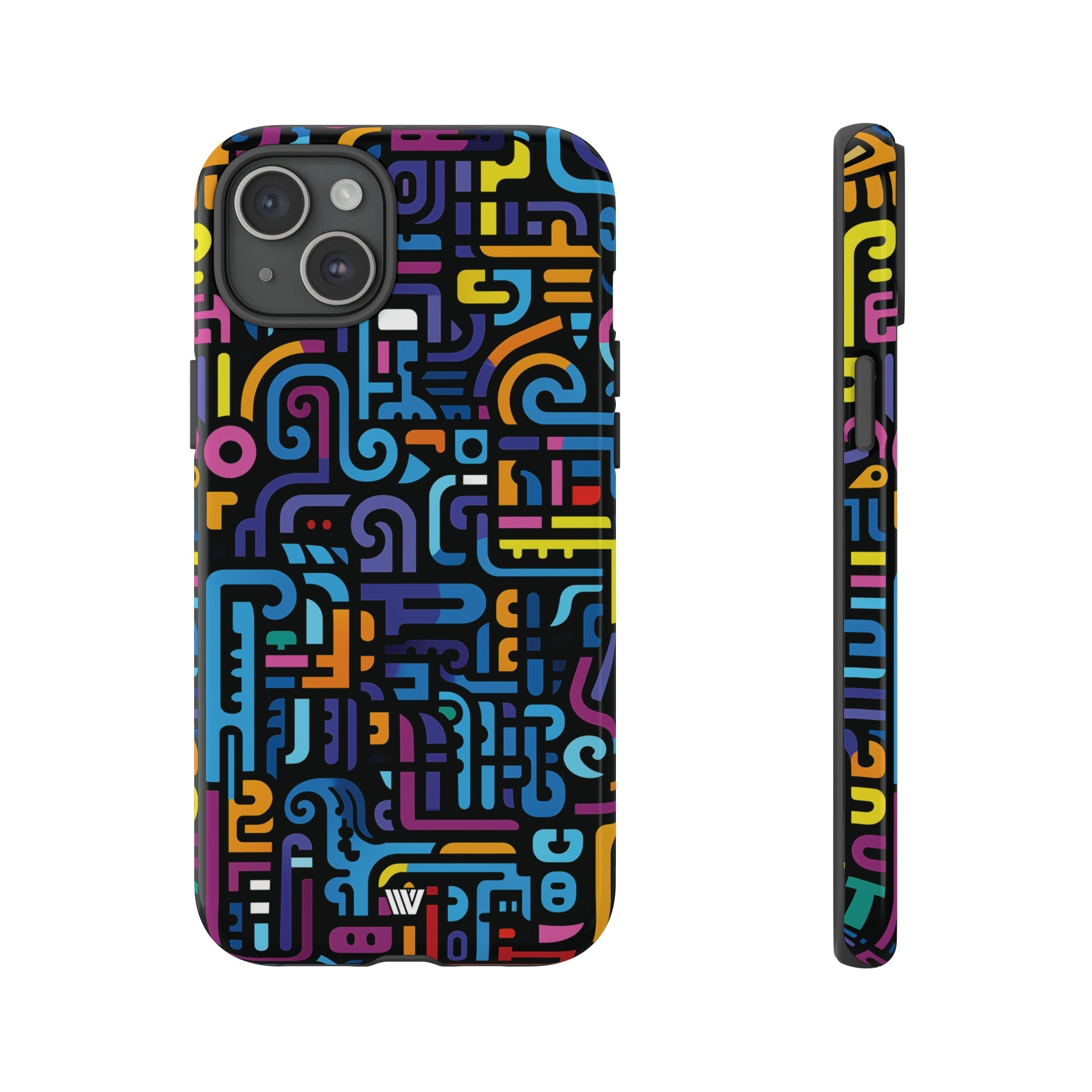 NEON GLYPHS | Tough Phone Case