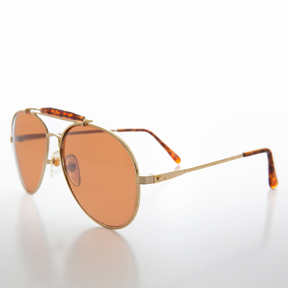 Classic Vintage Aviator with Copper Driving Lens - Concord