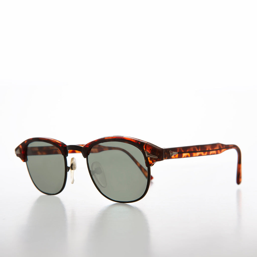 Classic Hipster Vintage 80s Retro Sunglasses - Basil