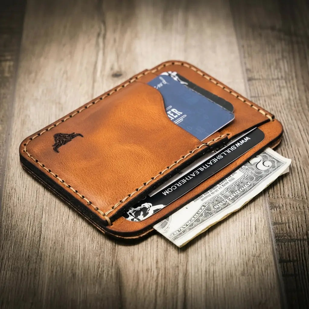 Mansfield Minimalist Wallet - Chestnut Brown