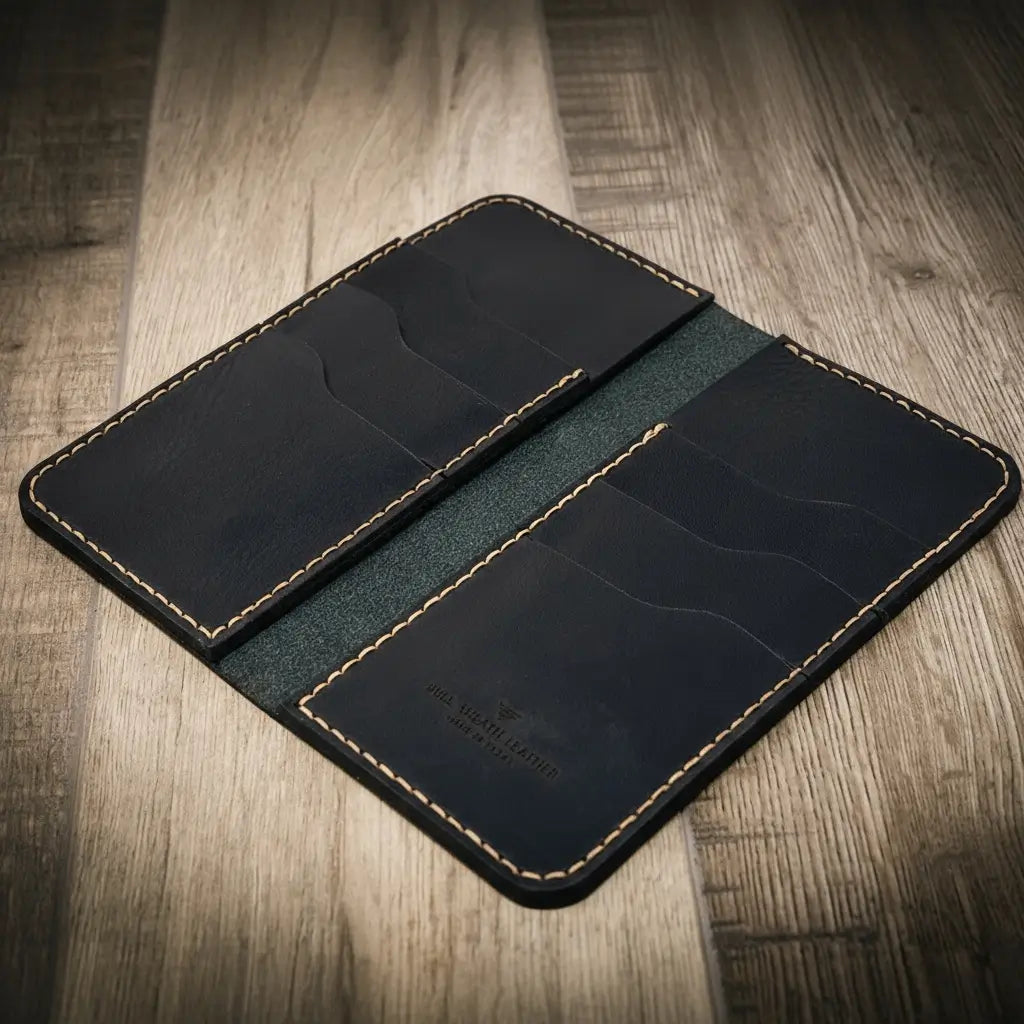 Western Long Wallet - Black