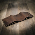 Western Trifold Wallet - Walnut Brown