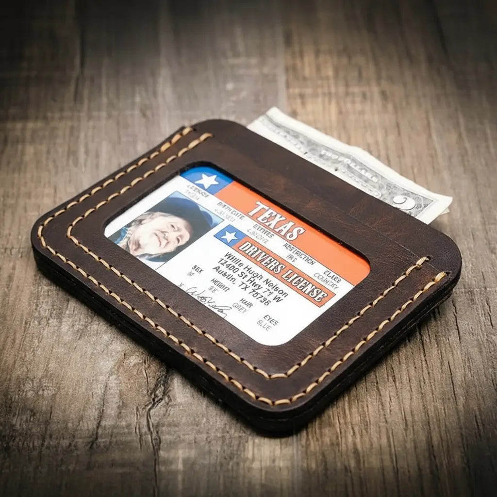 Mansfield Minimalist Wallet - Walnut Brown