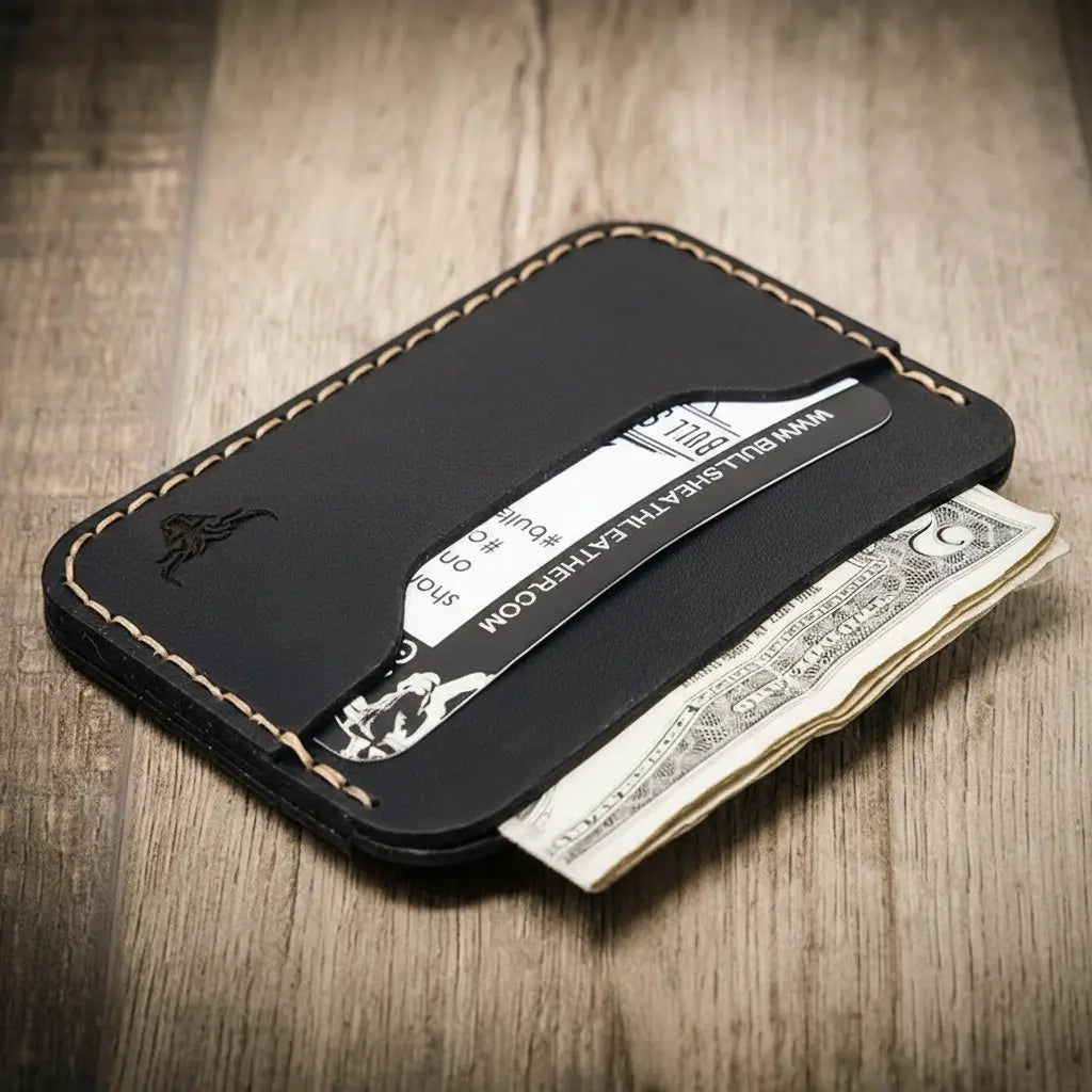 Pflugerville Card Wallet - Black