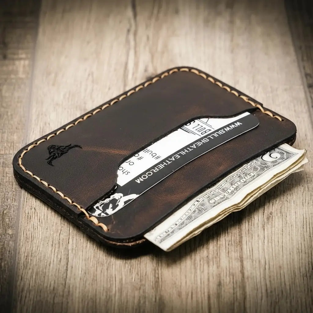 Pflugerville Card Wallet - Walnut Brown