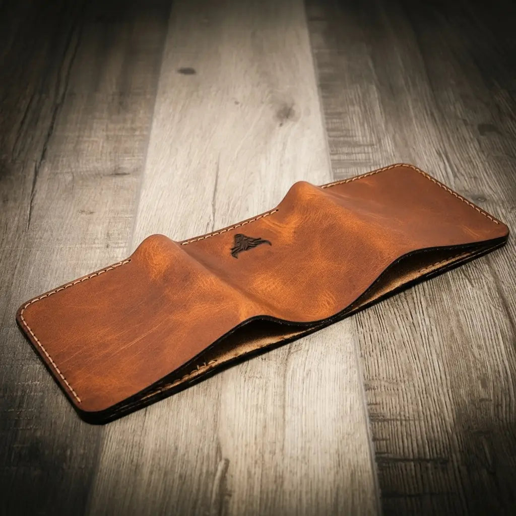 The Trinity Trifold Wallet - Chestnut Brown