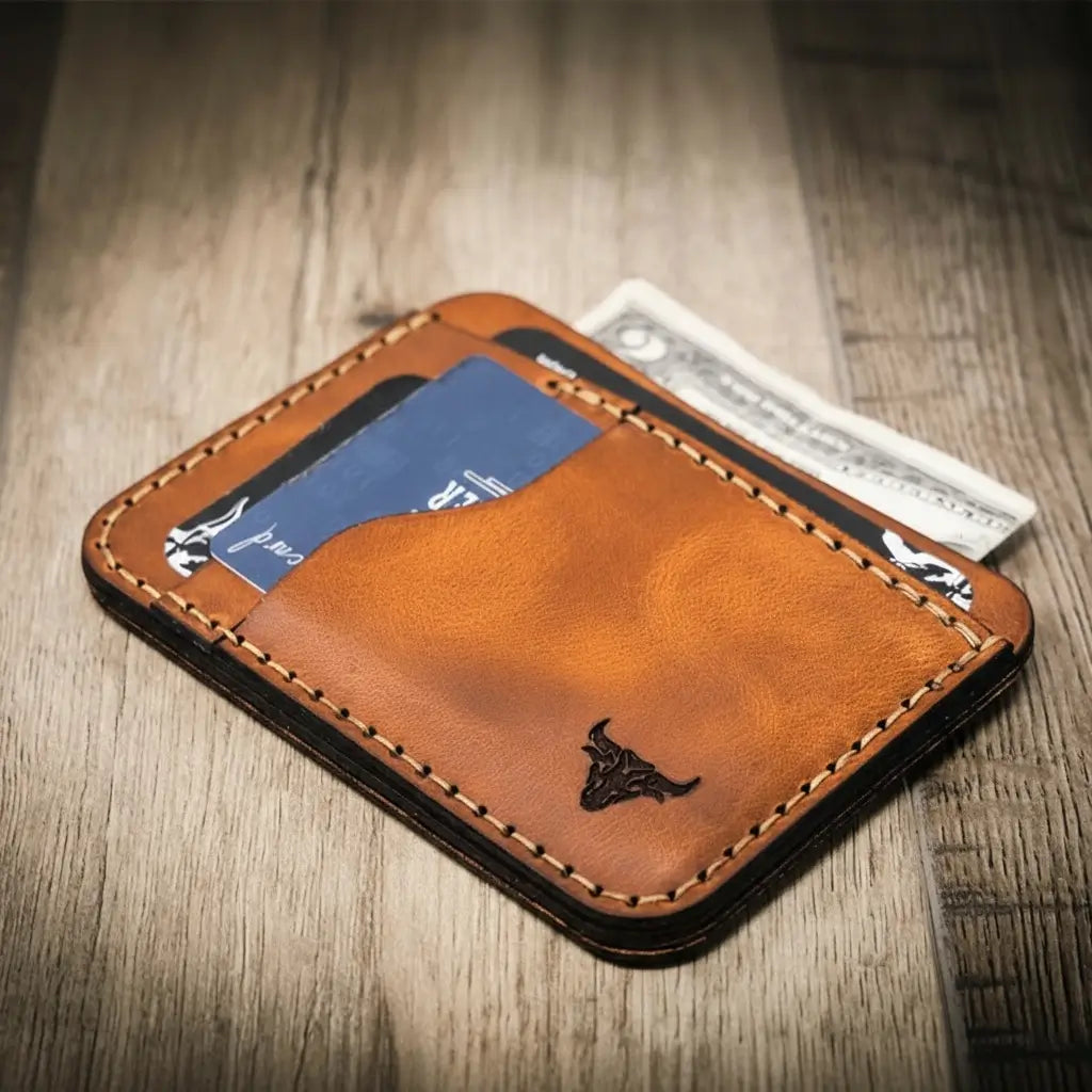 Mansfield Minimalist Wallet - Chestnut Brown
