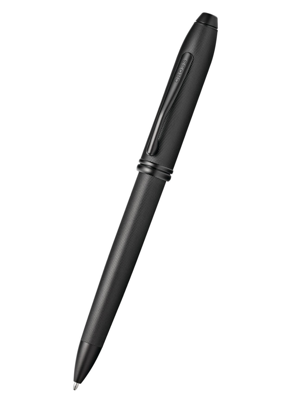 Townsend® Black PVD Micro-knurl Ballpoint Pen
