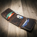 The Trinity Trifold Wallet - Walnut Brown