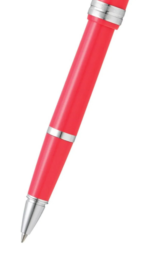 Bailey Light™ Polished Coral Resin Rollerball Pen