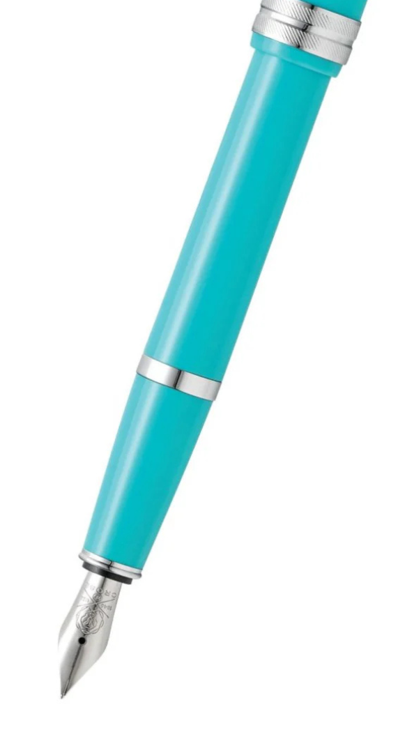 Bailey Light™ Polished Teal Resin Extra Fine Nib Fountain Pen