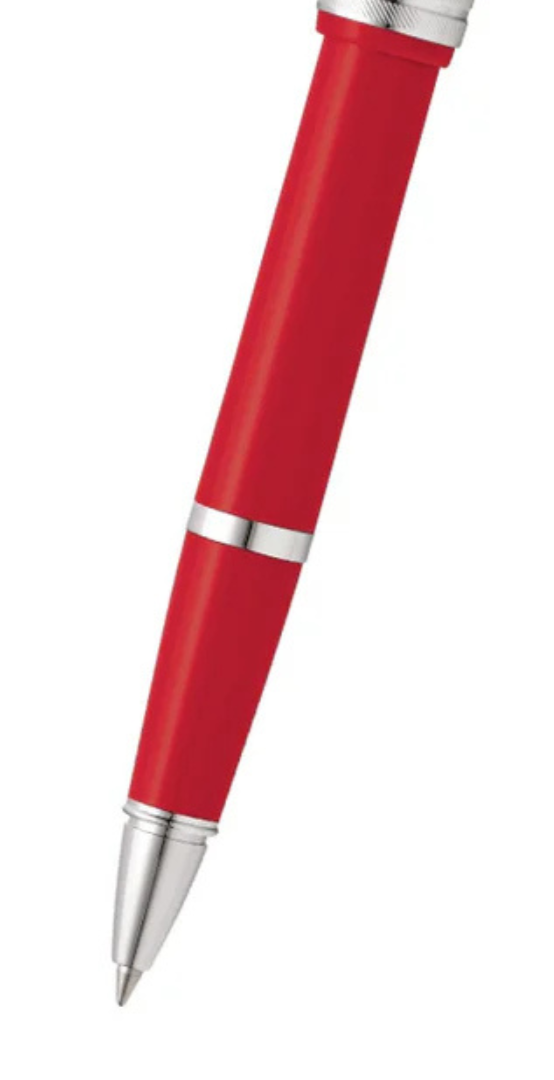 Bailey Light™ Polished Red Resin Rollerball Pen