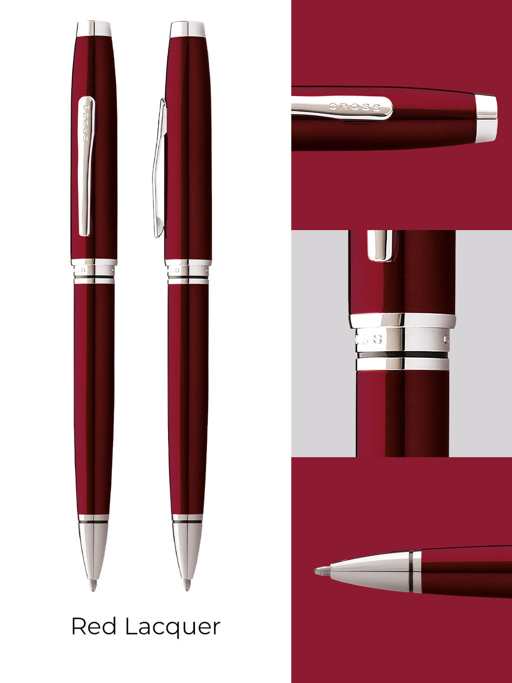 Coventry Red Lacquer Ballpoint Pen