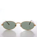 Perfect Gold Oval Vintage Sunglasses - Deacon