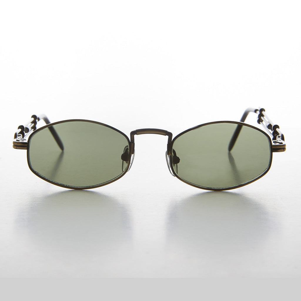 Polygon Spectacle Steampunk Vintage Sunglass - Deryn