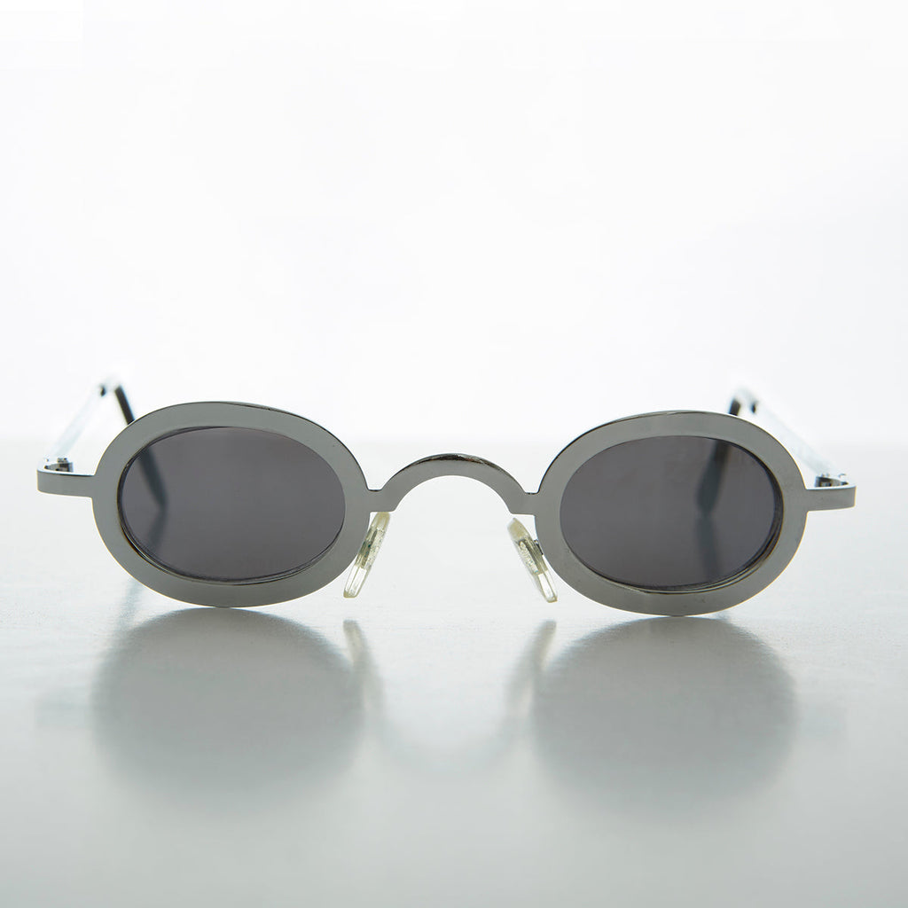 Micro Vintage Sunglasses with Tinted Lenses - Desert