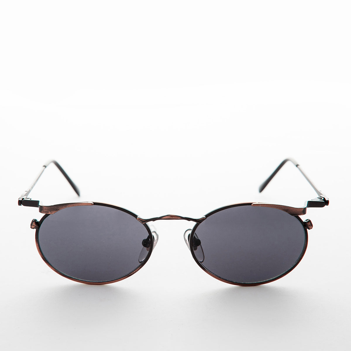 Oval Punk Grunge Steampunk Vintage Sunglass - Dieselgoth