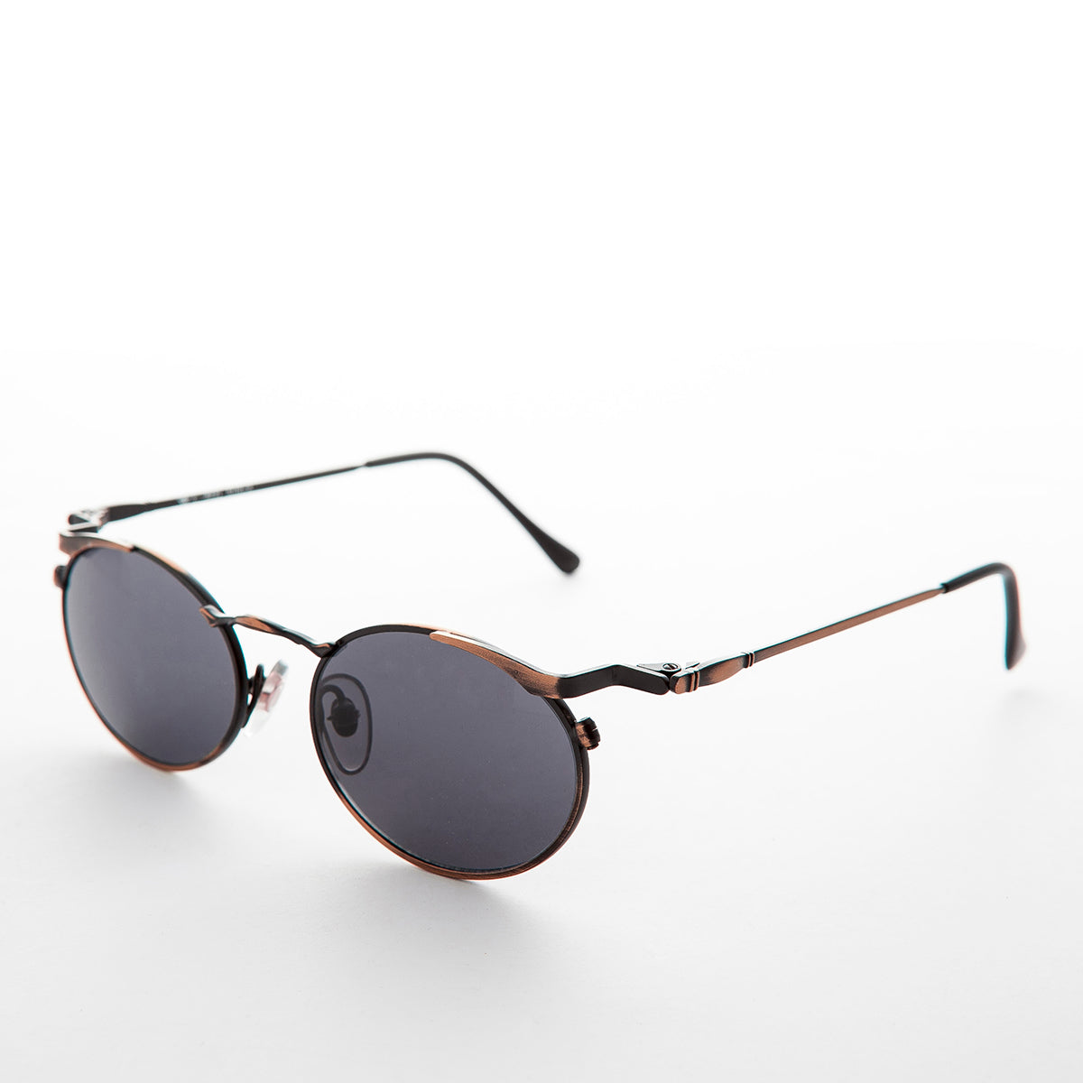 Oval Punk Grunge Steampunk Vintage Sunglass - Dieselgoth