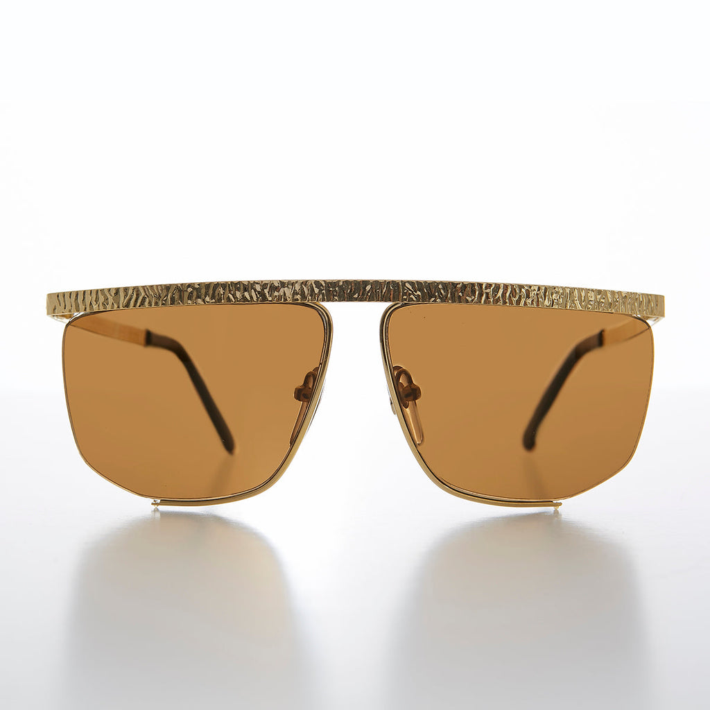 Gold Hip Hop Vintage Sunglasses - Drake
