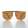Gold Hip Hop Vintage Sunglasses - Drake