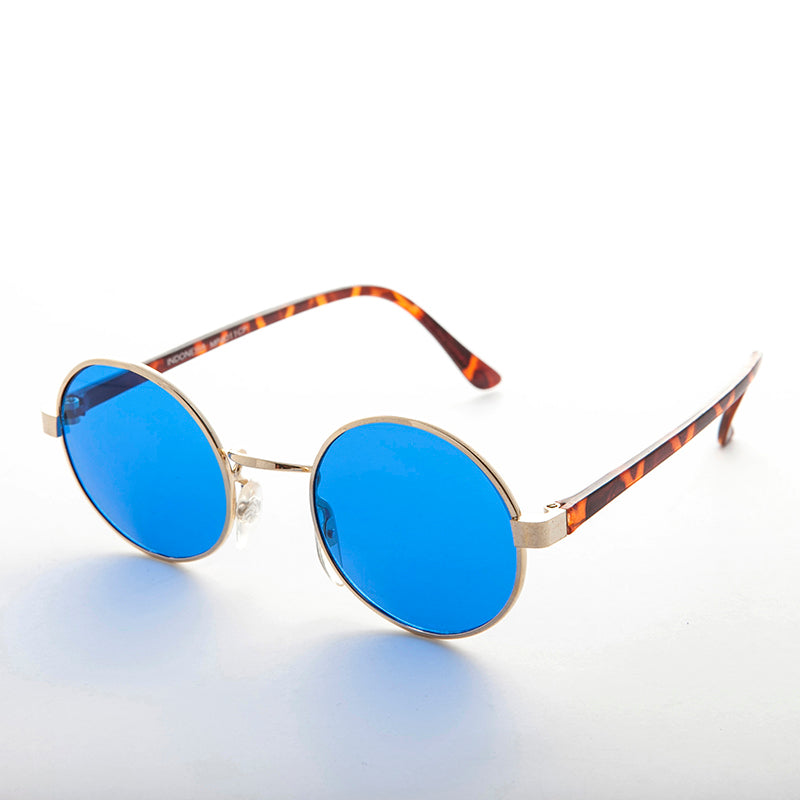 Round Color Lens Vintage 1990s Sunglass - Dylan