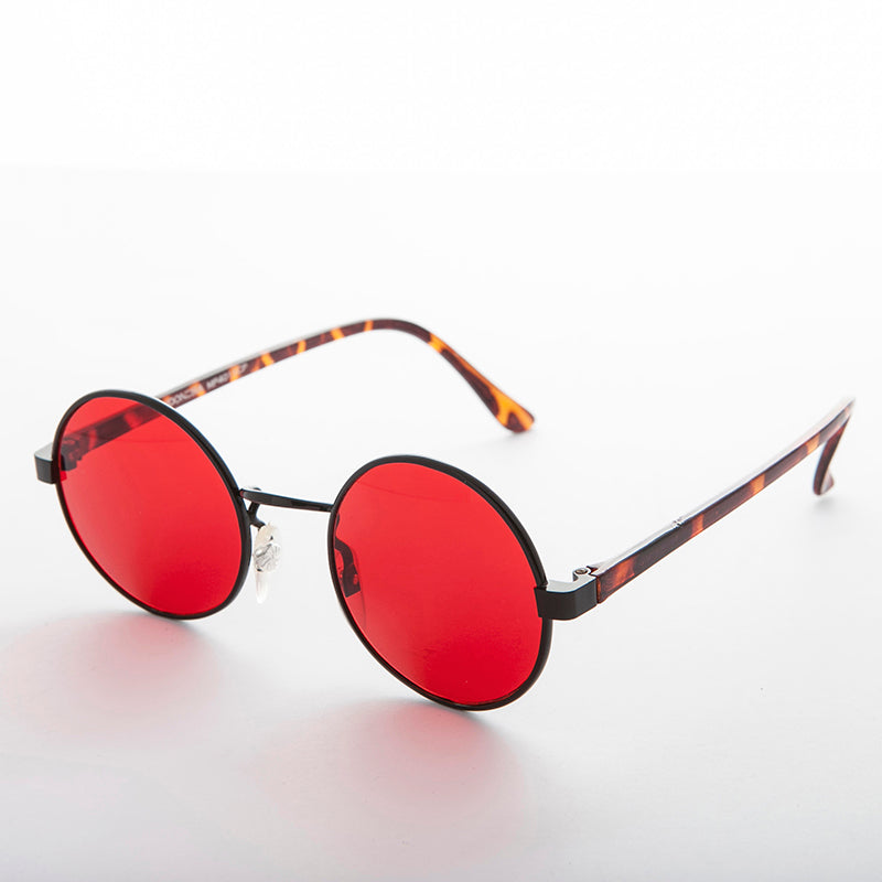 Round Color Lens Vintage 1990s Sunglass - Dylan