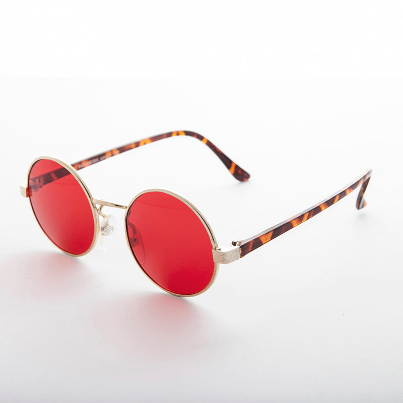 Round Color Lens Vintage 1990s Sunglass - Dylan