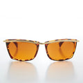 Rectangular Sunglasses with Orange Lens - Weil