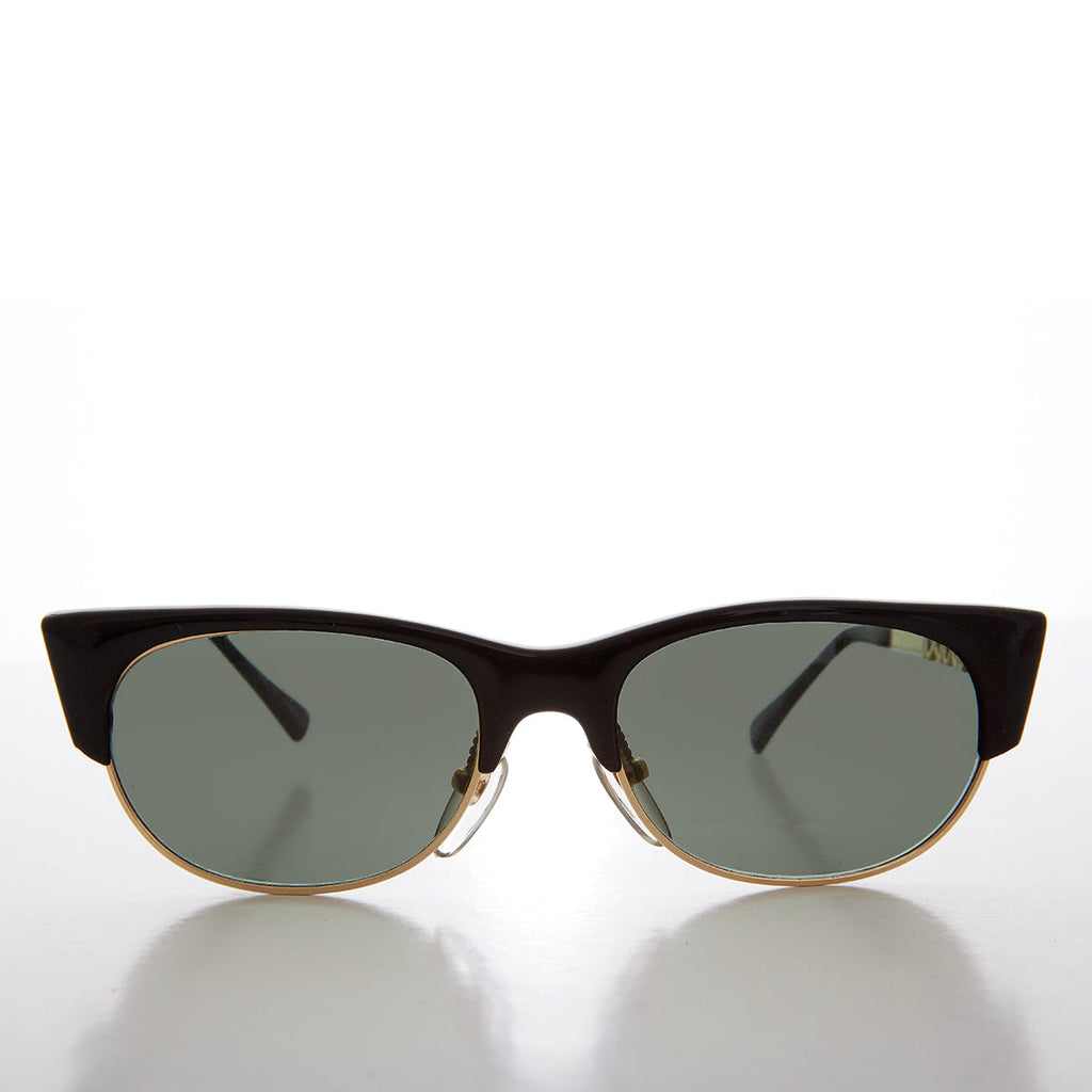 Updated 90s Half Frame Sunglasses - Glendon