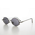 Oval Metal Spectacles 90s Vintage Sunglasses - Greco