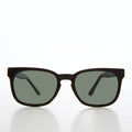 Large Classic Square 1950s Style Sunglass with Keyhole Bridge - Hudson