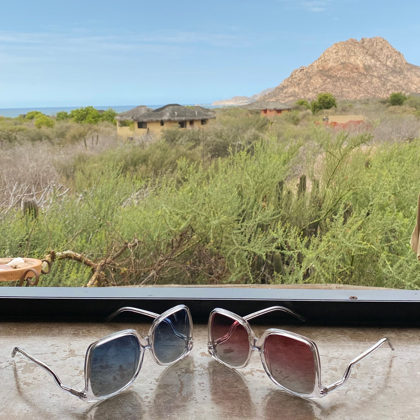 Granny-Chic Polarized Oversized Sunglass - Mia