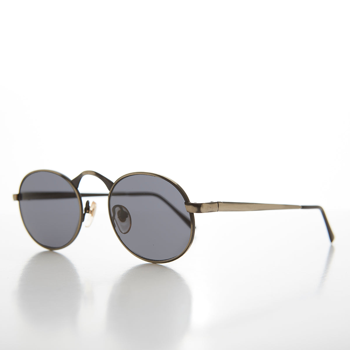 Victorian Oval Industrial Metal Vintage Sunglass - Jethro