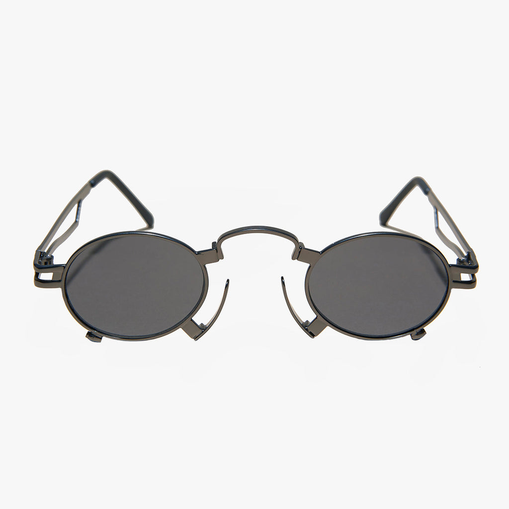 Ultimate Gunmetal Steampunk Sunglass - Jules