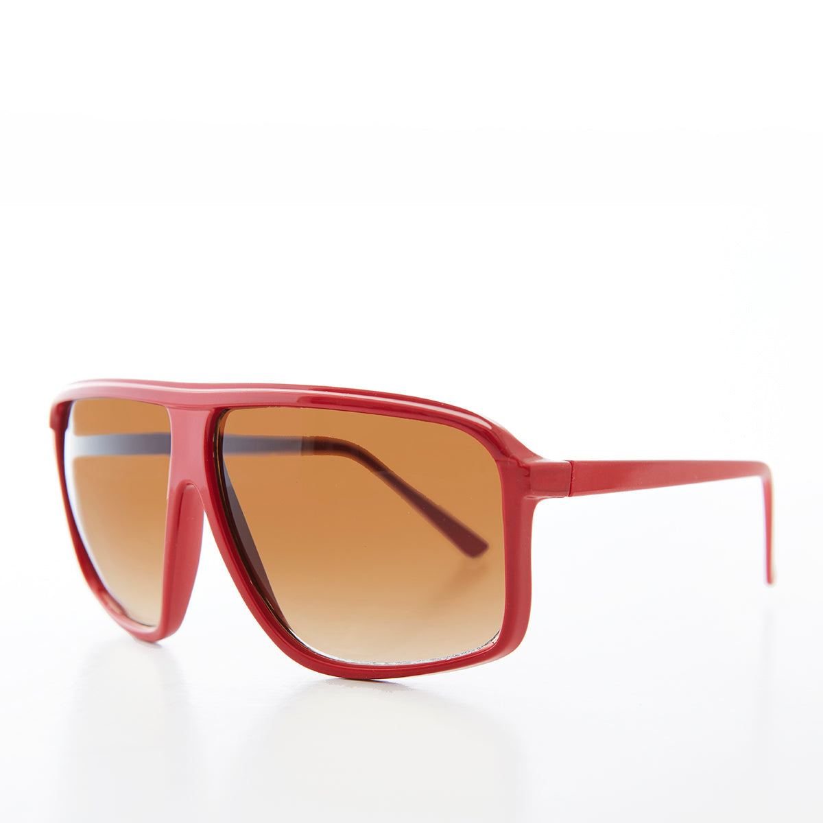 Large Square Aviator Vintage Sunglasses - Kreski