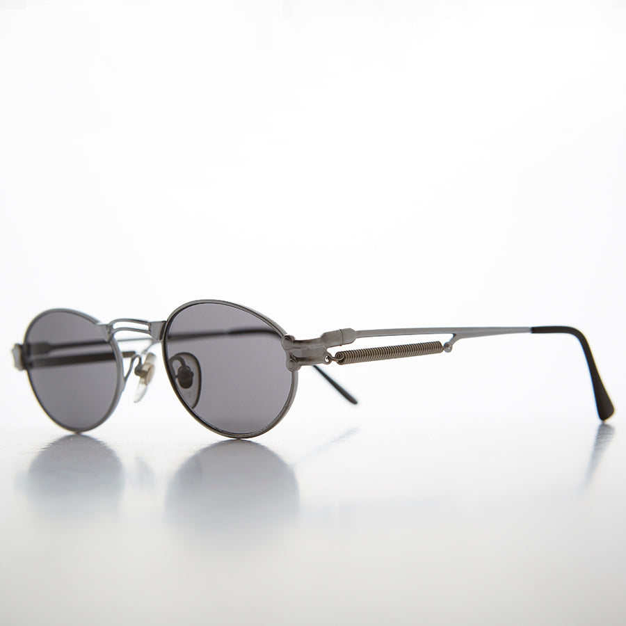 Goth Steampunk Victorian Oval Vintage Sunglass - Maxwell