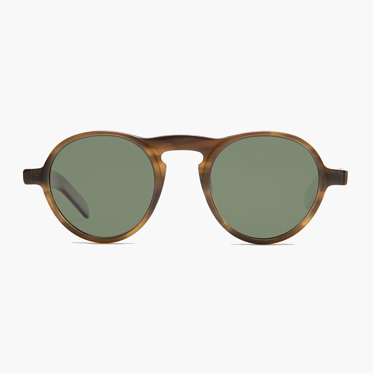 Round Retro Sunglass with Polarized Lens - Miami