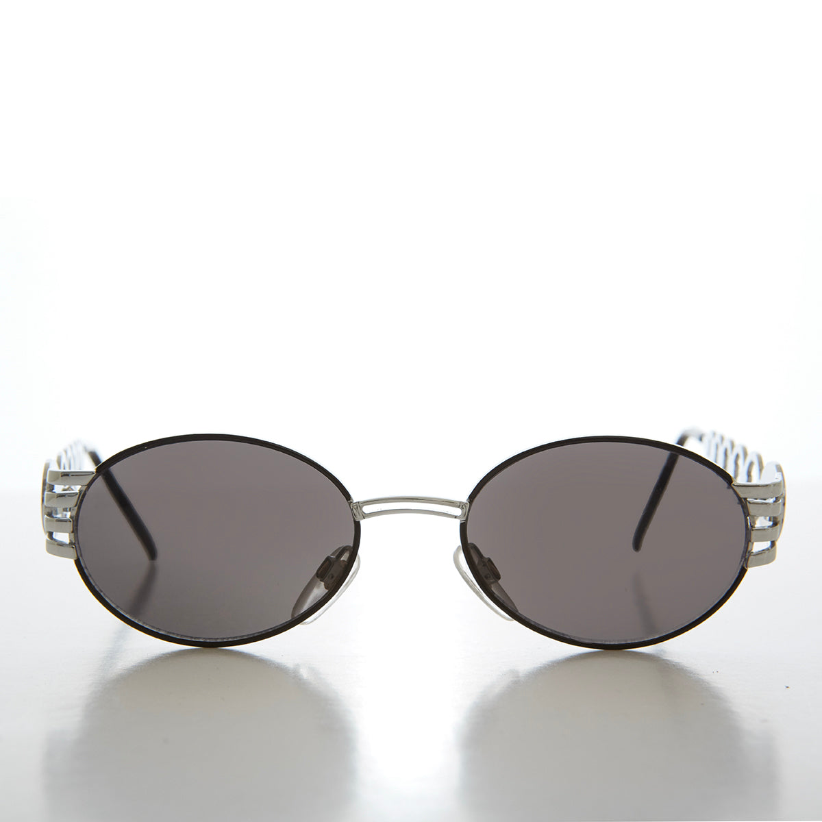 90s Oval Hip Hop Vintage Sunglasses - Motor