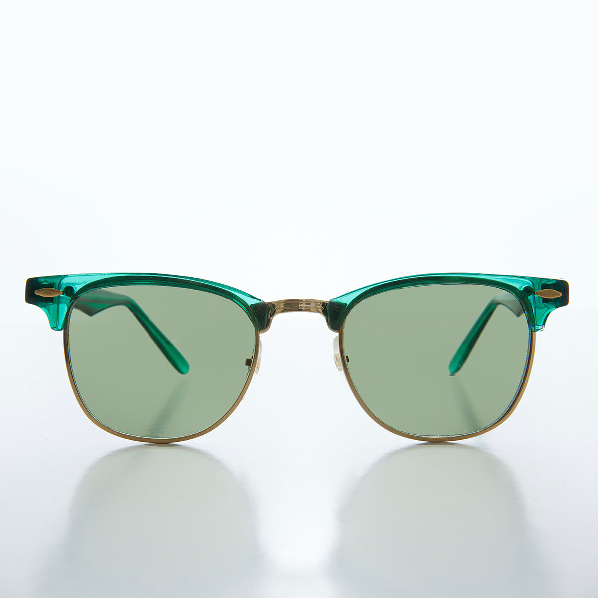 Classic Half Frame Vintage Sunglasses - Nowels