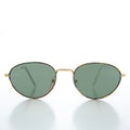 Oval Gold Vintage Sunglasses - Reggie