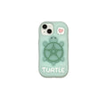 Cute Cartoon Noctilucent Turtle Bracket Soft Silicone Phone Case For iPhone