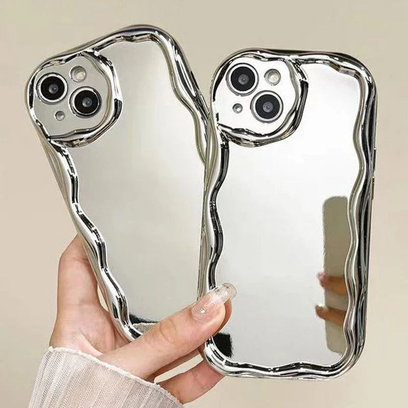 Luxury Plating Makeup Mirror Phone Case