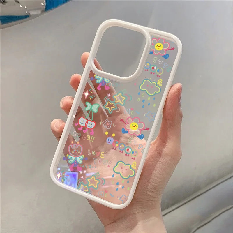 Mini Cute Colorful Cartoon Pattern Cover Phone Case